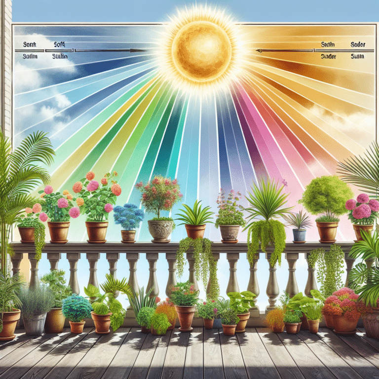Understanding Sunlight Needs for Balcony Plants