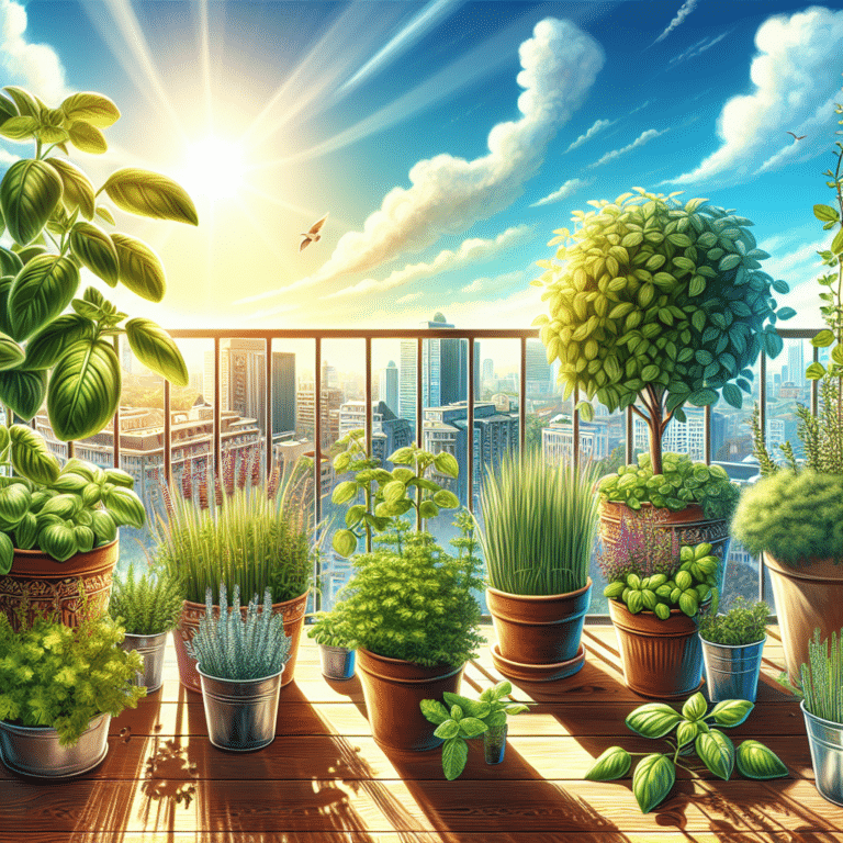 The Best Herbs for Balcony Gardening