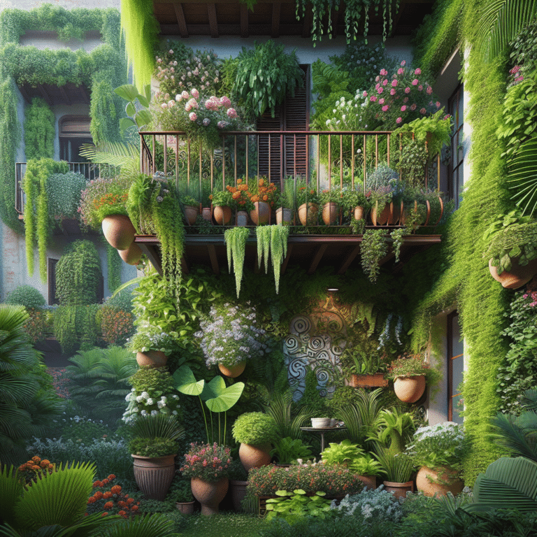 Balcony Garden for Privacy