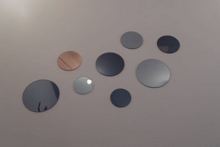 small balcony wall mirror