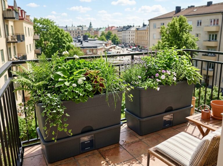 large self watering planters