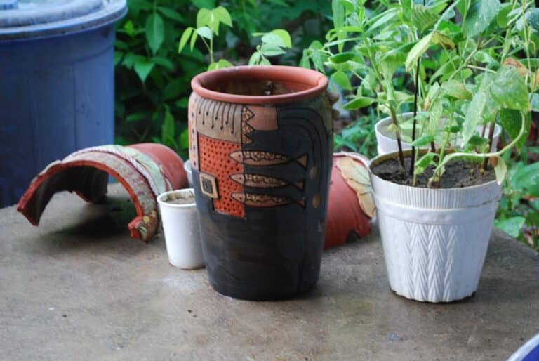 self watering planters ceramic