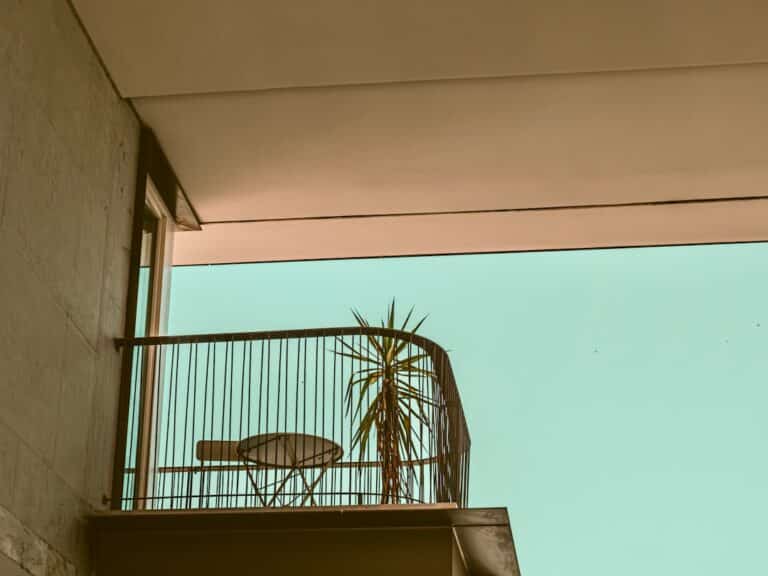 small balcony coffee table