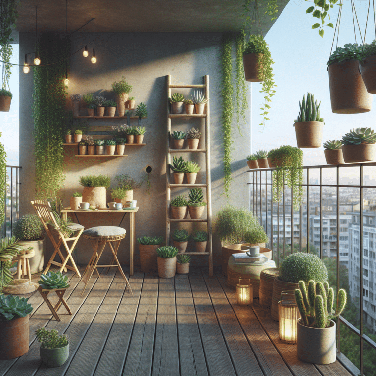 Minimalist Balcony Garden Design Ideas