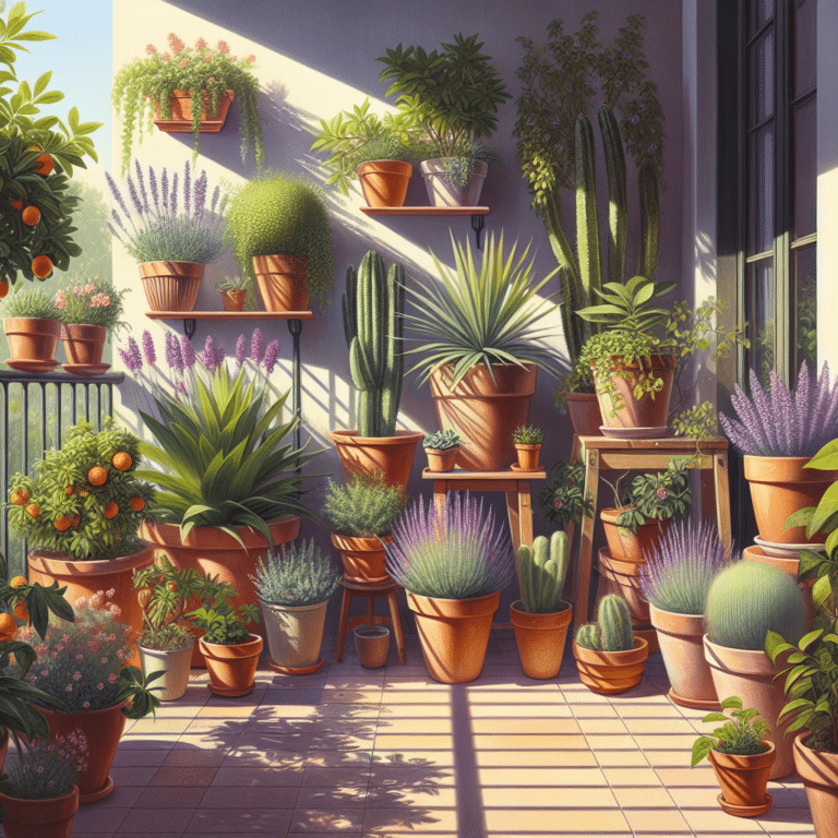 "Plants Perfect for a Sunny Balcony