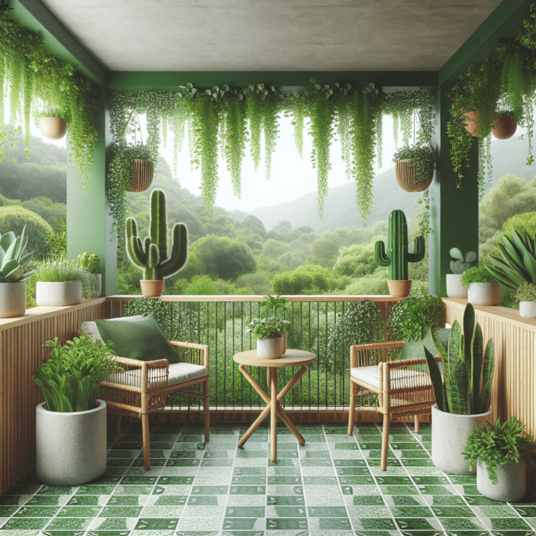 Inspiring Green Balcony Concepts