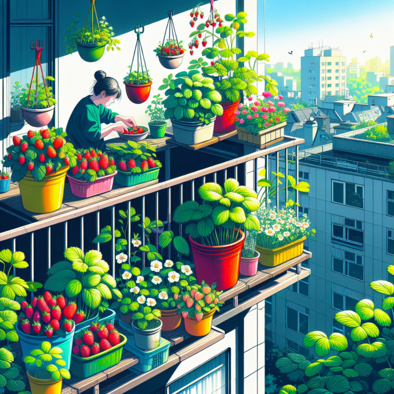  "Cultivating Strawberries on Your Balcony