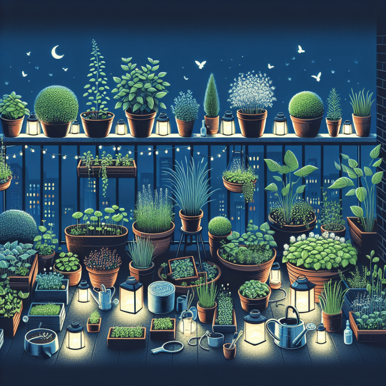 Growing in the Dark: Techniques for Balcony Gardening without Sunlight