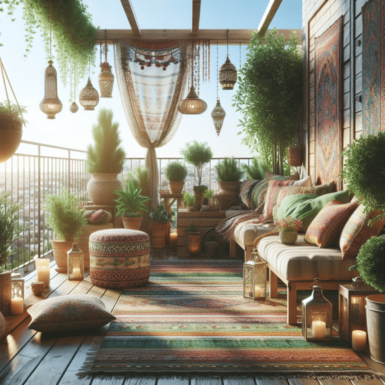 Boho-Inspired Balcony Gardens