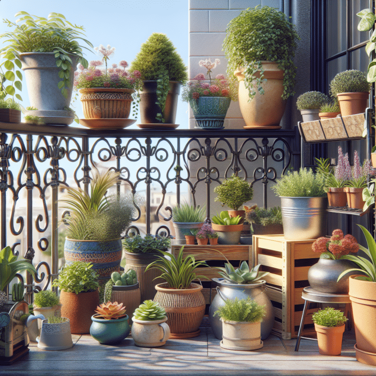 Finding Cheap Containers for Your Balcony Plants
