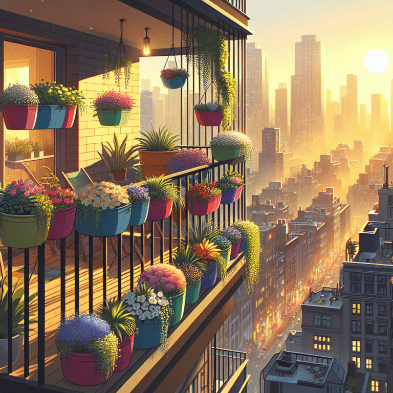 Maximizing Space: Balcony Railing Planters