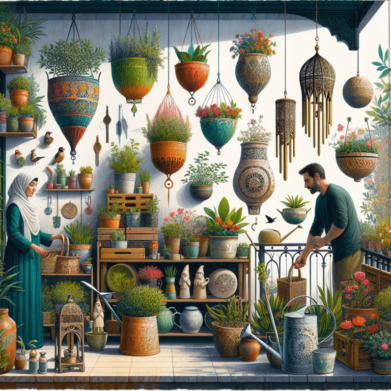 Choosing the Right Accessories for Your Balcony Garden