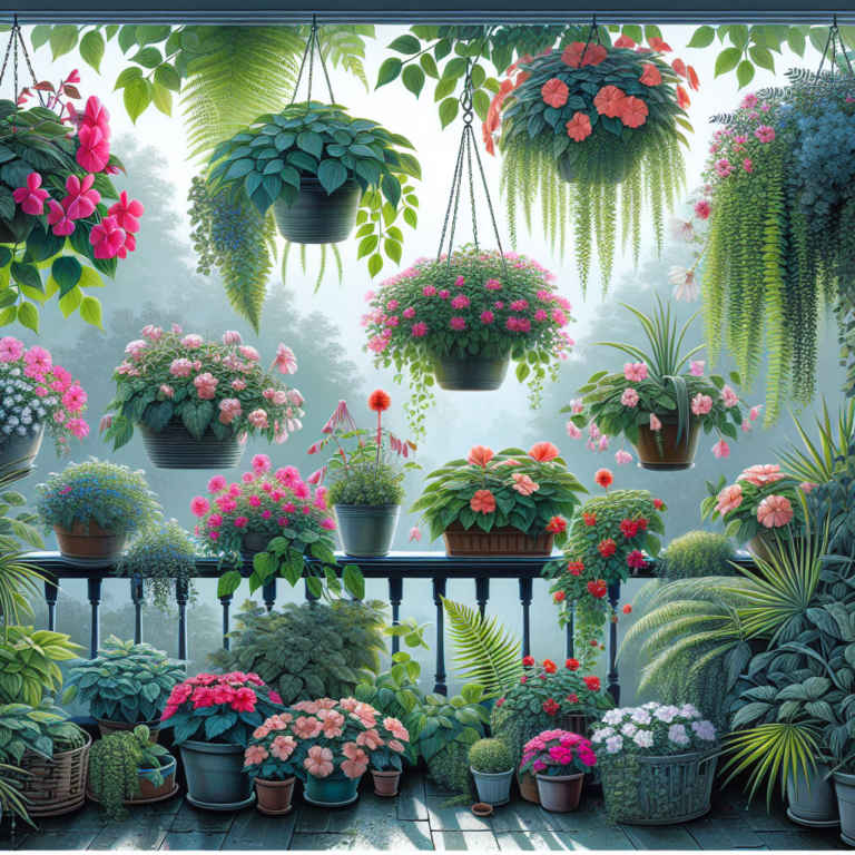 "Best Flowers for a Shaded Balcony