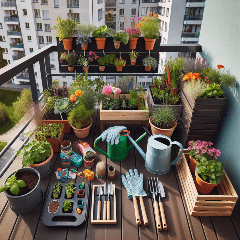 Essential Tools for Balcony Gardening