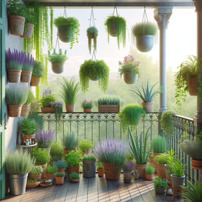 "Medicinal Plants for an At-Home Balcony Apothecary