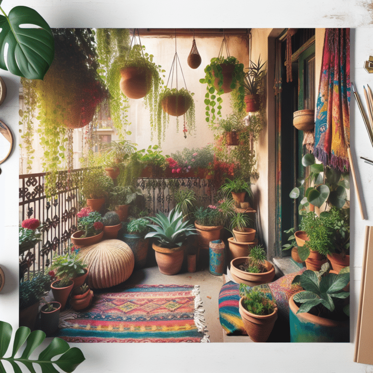 Embrace Free-Spirit Style with a Boho Balcony Garden