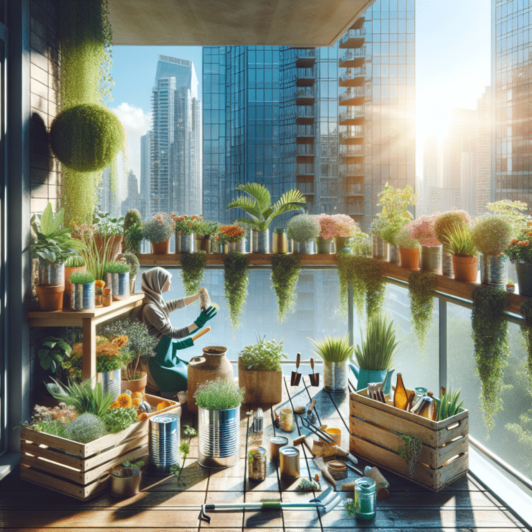 How to Use Recycled Containers in Balcony Gardening