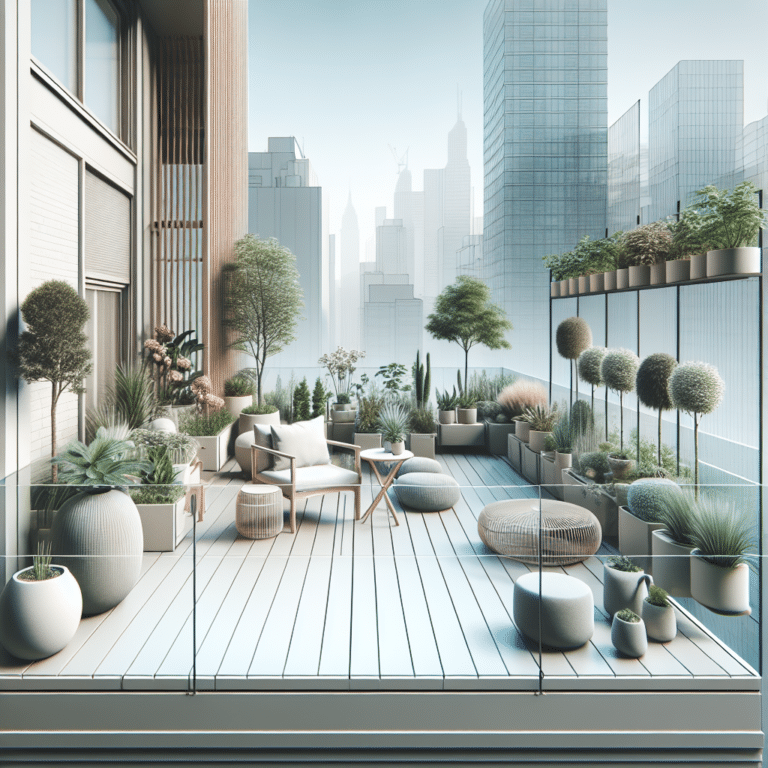 Minimalist Balcony Garden Design