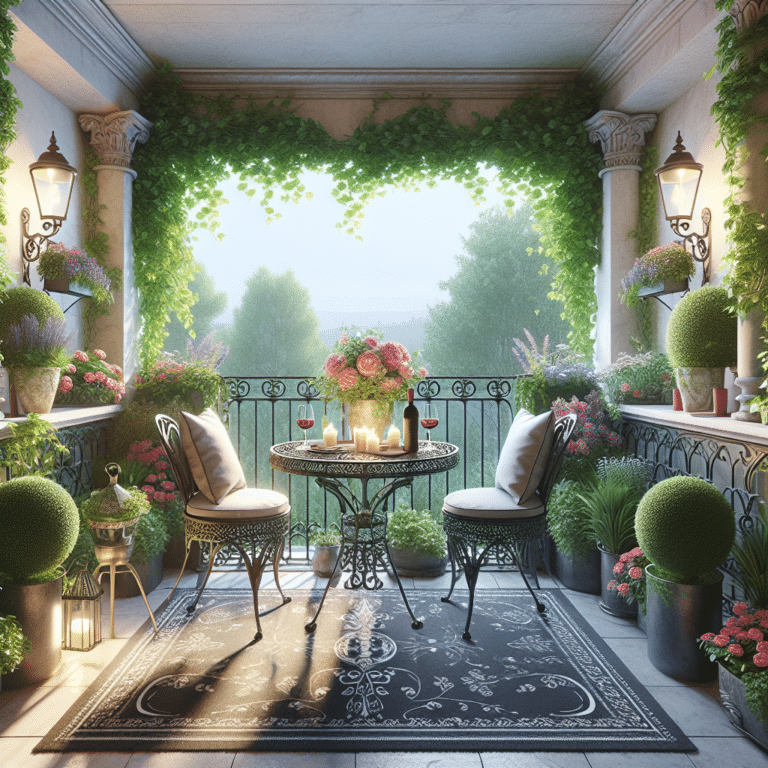 Romantic Balcony Garden Setups