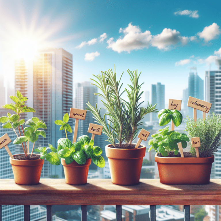  "Top Herbs to Grow on Your Balcony