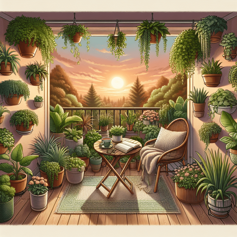 Creating a Cozy Balcony Garden