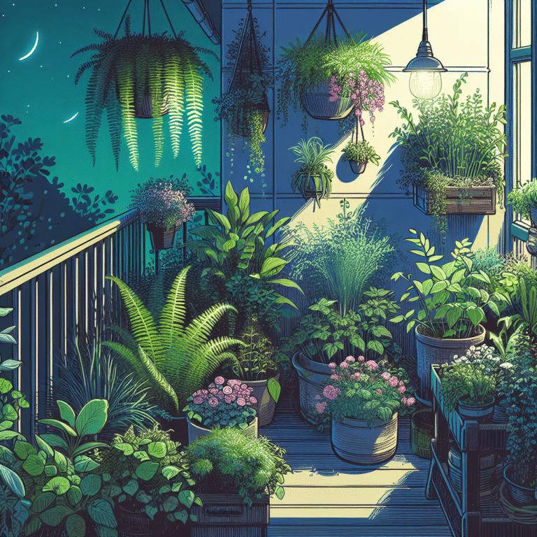 Growing in the Dark: Techniques for Balcony Gardening without Sunlight