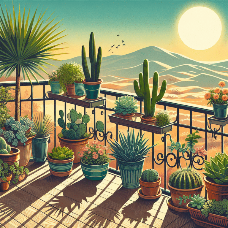  "Choosing Balcony Plants for Hot Climates