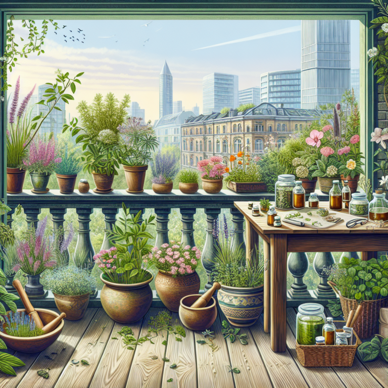 "Medicinal Plants for an At-Home Balcony Apothecary