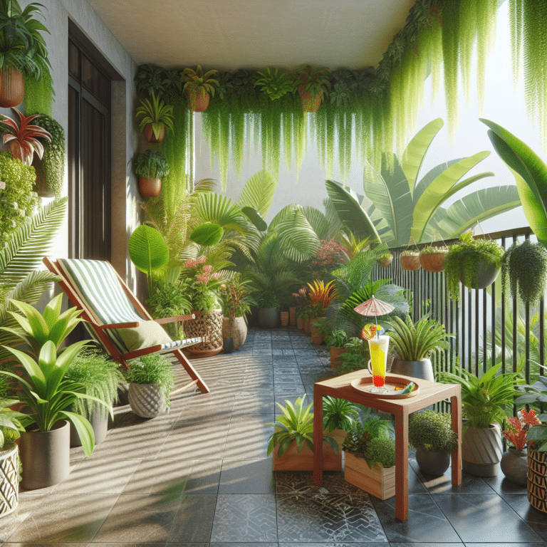 Tropical Balcony Garden Designs