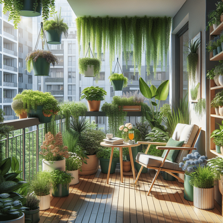 Rent-Friendly Balcony Garden Ideas