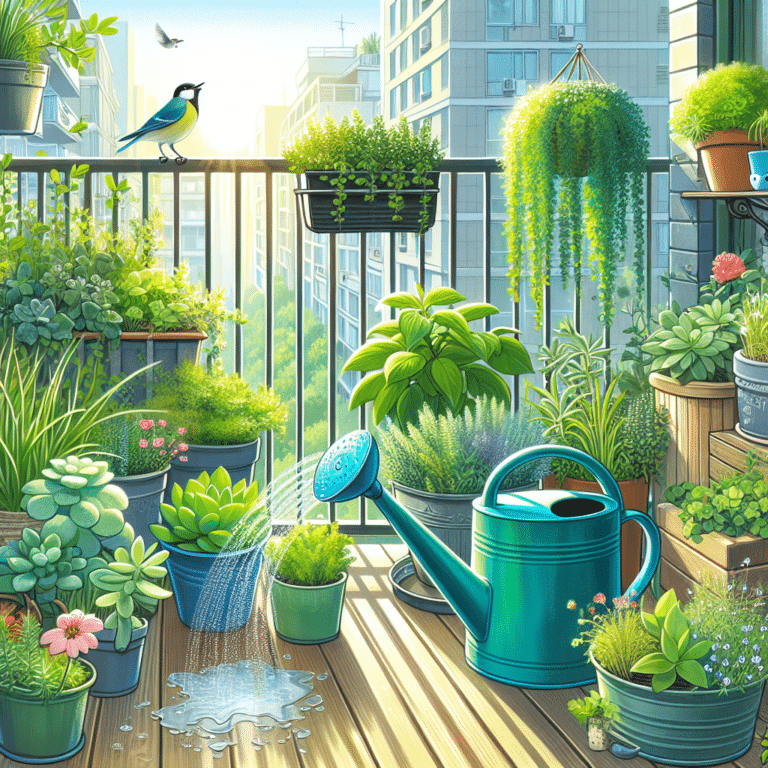 The Best Watering Practices for Balcony Plants