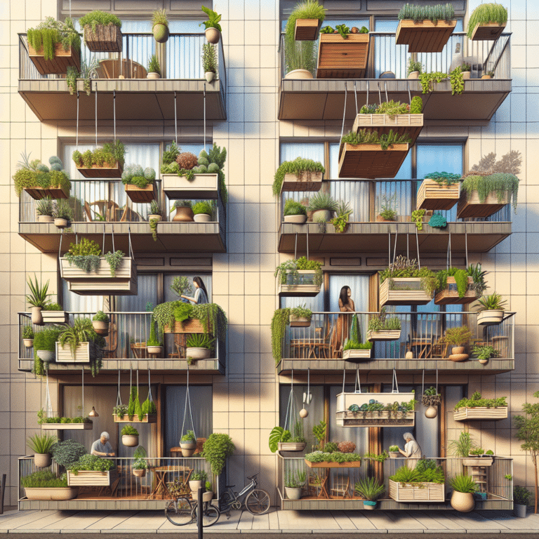 Space-Saving Planters for Small Balconies: A Review