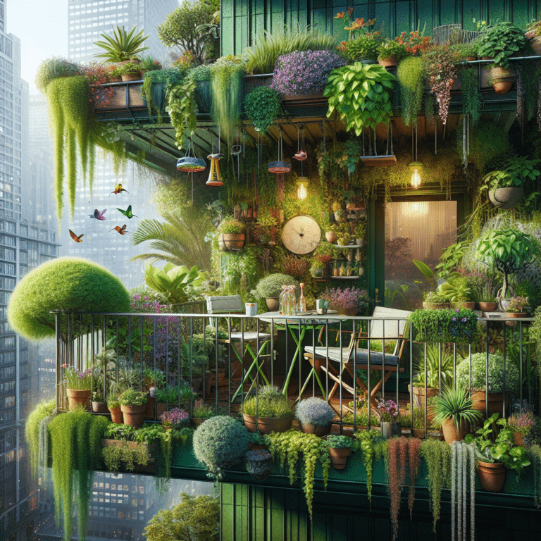 Transform Your City Balcony into a Green Oasis