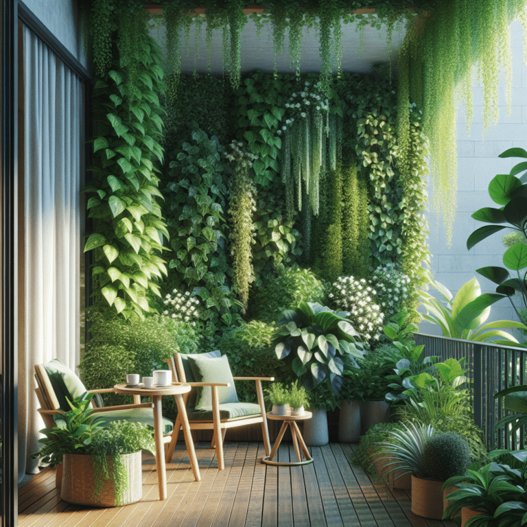  "Climbing Plants for a Natural Balcony Screen