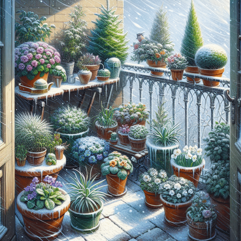  "Surviving the Chill: Plants for Cold Balcony Climates