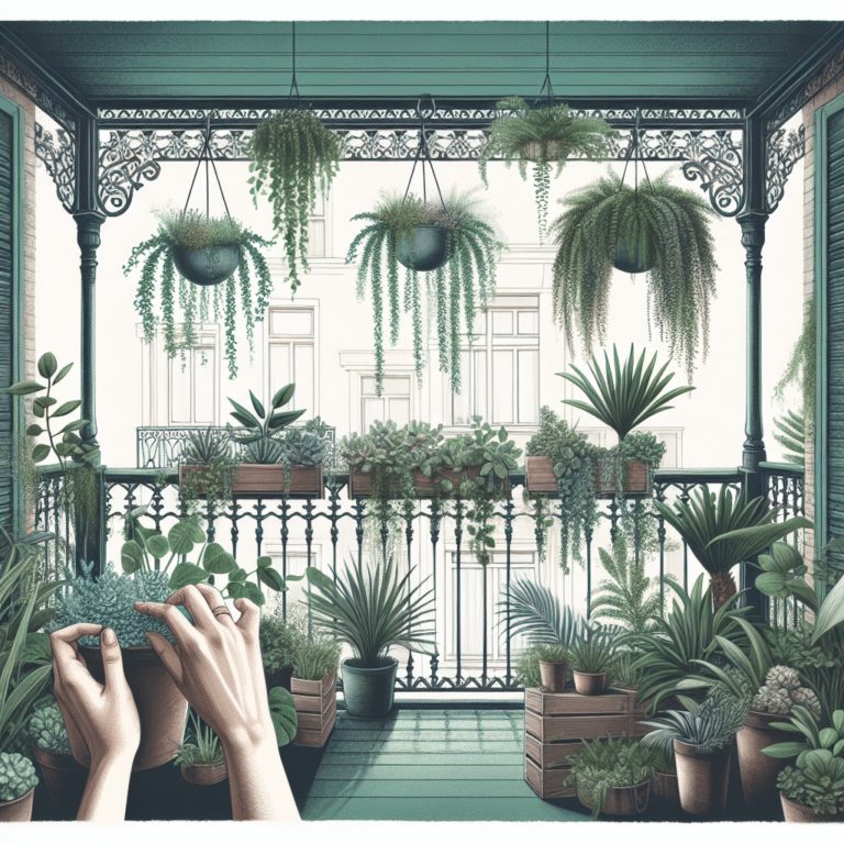 "Transforming Your Balcony with Indoor Plants
